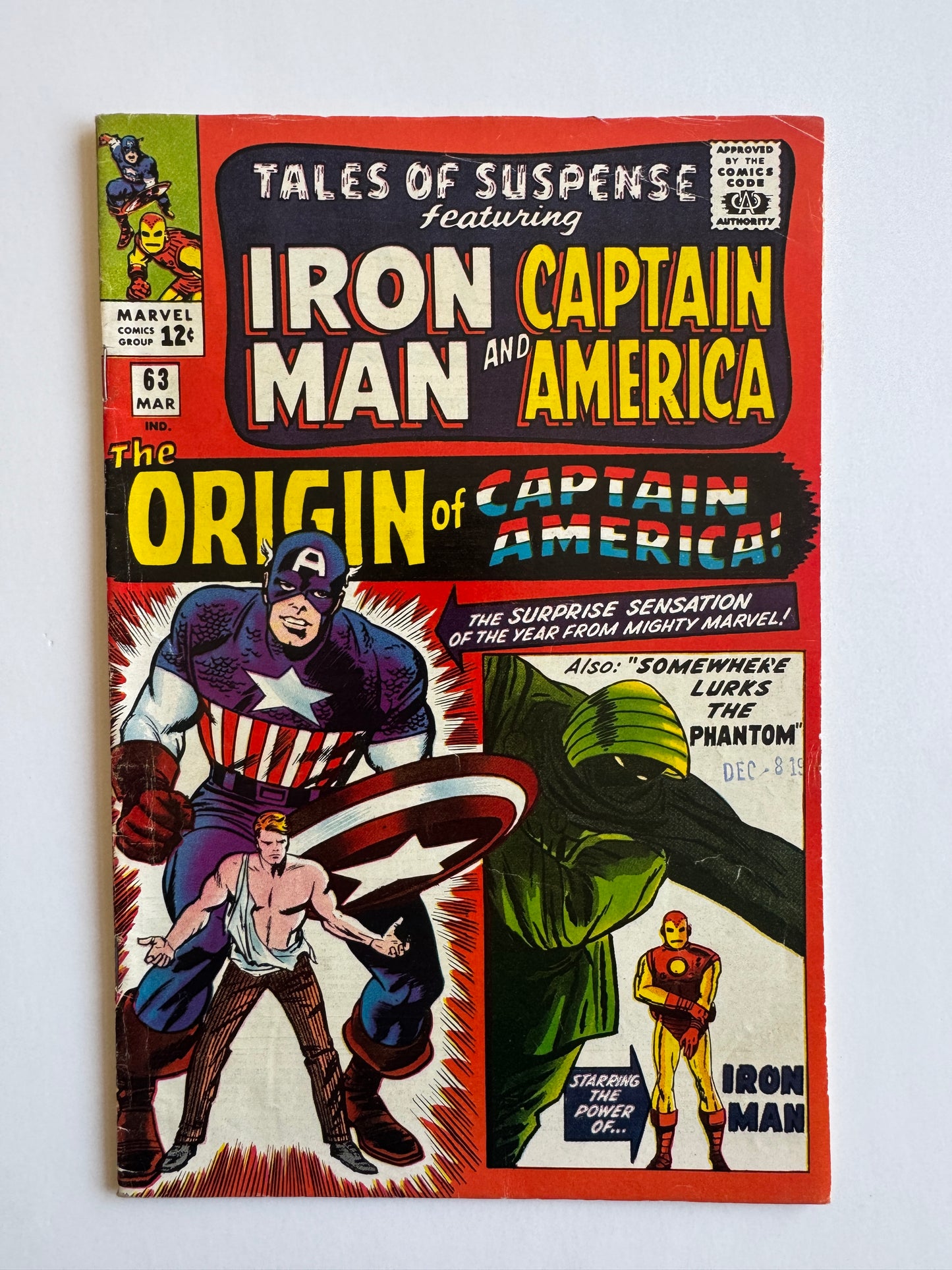 TALES OF SUSPENSE #63 VG/FN