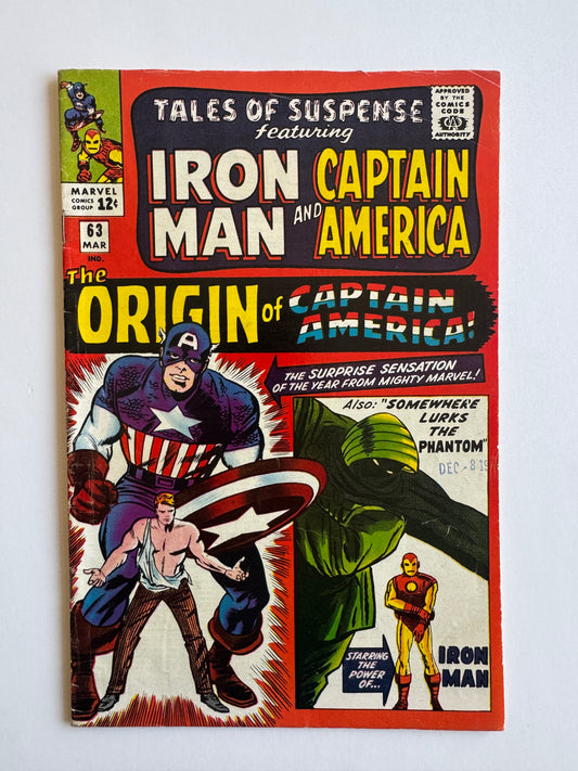 TALES OF SUSPENSE #63 VG/FN