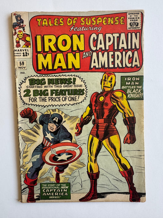 TALES OF SUSPENSE #59 VG+ 1ST APPEARANCE