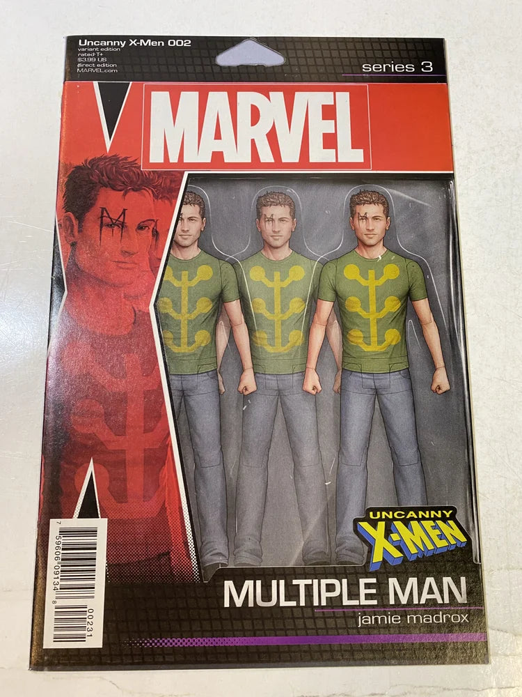 UNCANNY X-MEN #2 Vol 5 NM- Action Figure Variant