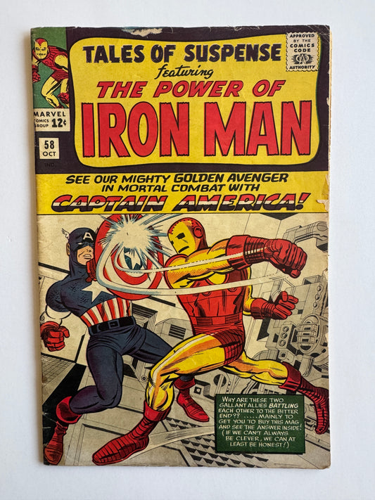 TALES OF SUSPENSE #58 VG-