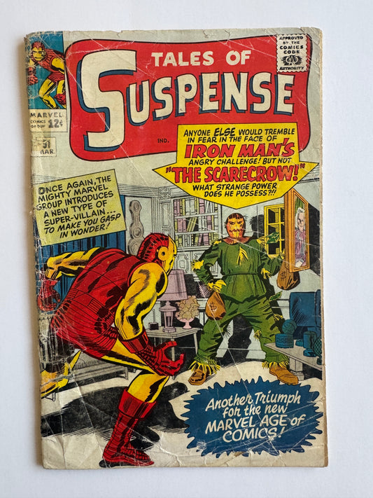TALES OF SUSPENSE #51 FR/GD 1ST APPEARANCE