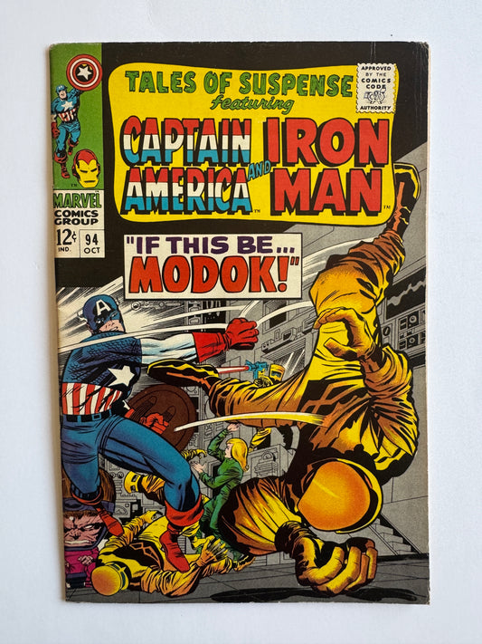 TALES OF SUSPENSE #94 FN/VF 1ST APPEARANCE