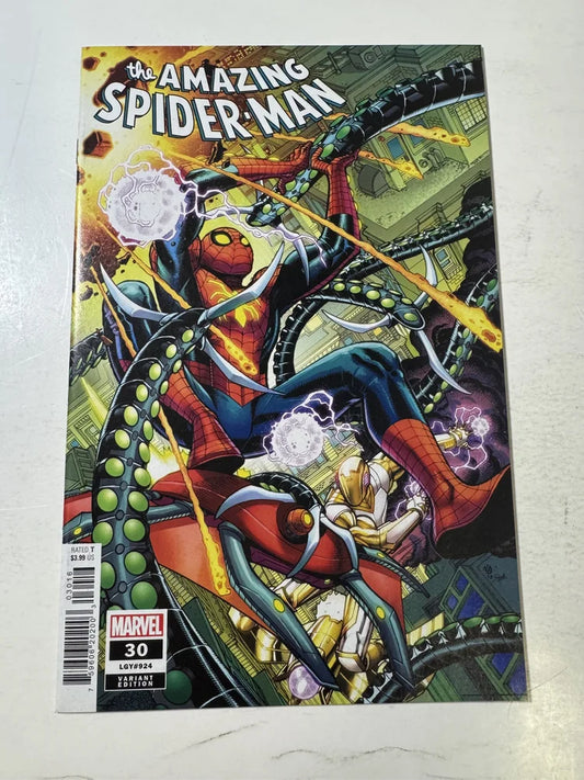 AMAZING SPIDER-MAN #30 Vol 6 NM 1:25 Nick Bradshaw Variant