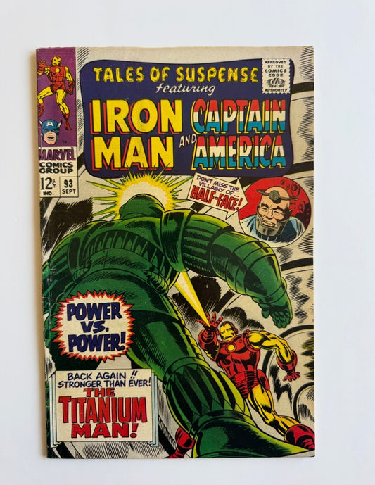 TALES OF SUSPENSE #93 VG/FN 1ST APPEARANCE