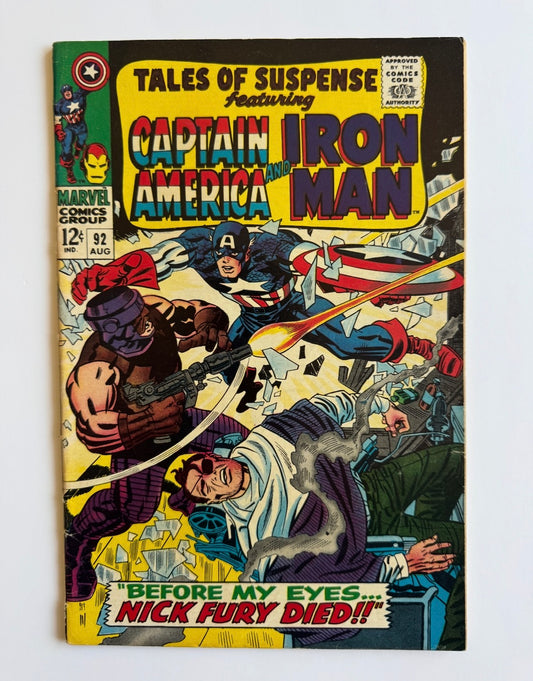 TALES OF SUSPENSE #92 VG+
