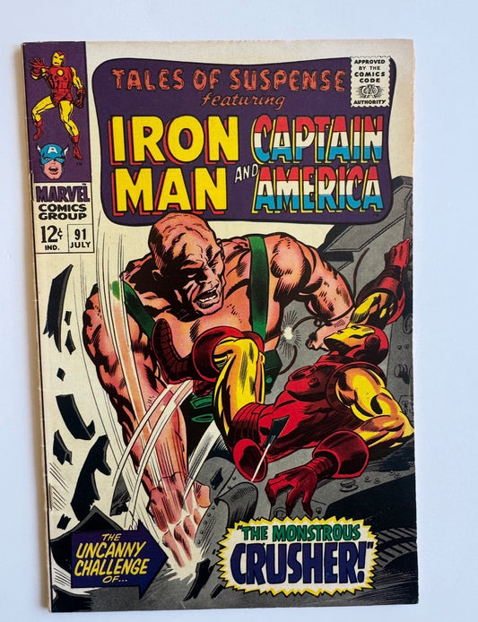 TALES OF SUSPENSE #91 VF