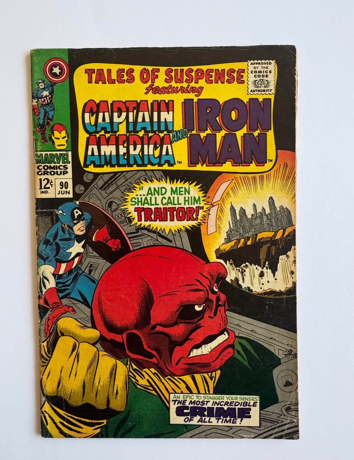 TALES OF SUSPENSE #90 VG+