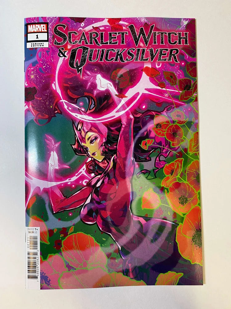 SCARLET WITCH & QUICKSILVER #1 NM Rose Besch Variant