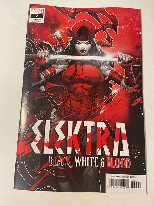 ELEKTRA Black White & Blood #2 NM Jonboy Meyers Variant