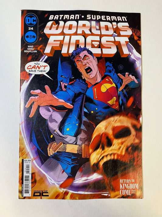 BATMAN SUPERMAN WORLD'S FINEST #24 NM Dan Mora Cover