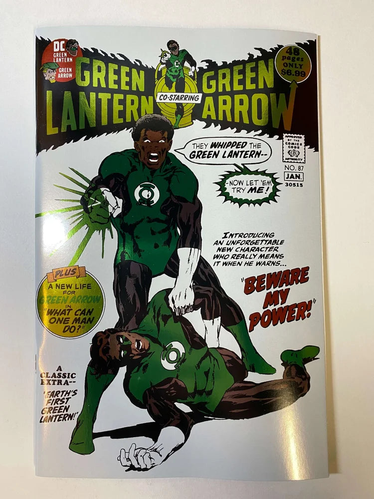 GREEN LANTERN GREEN ARROW #87 NM Facsimile Foil Variant