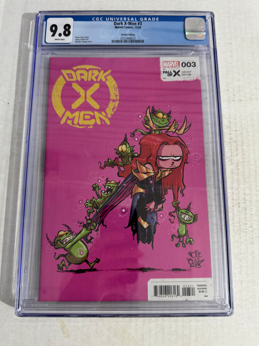 DARK X-MEN #1 9.8 CGC Skottie Young Variant