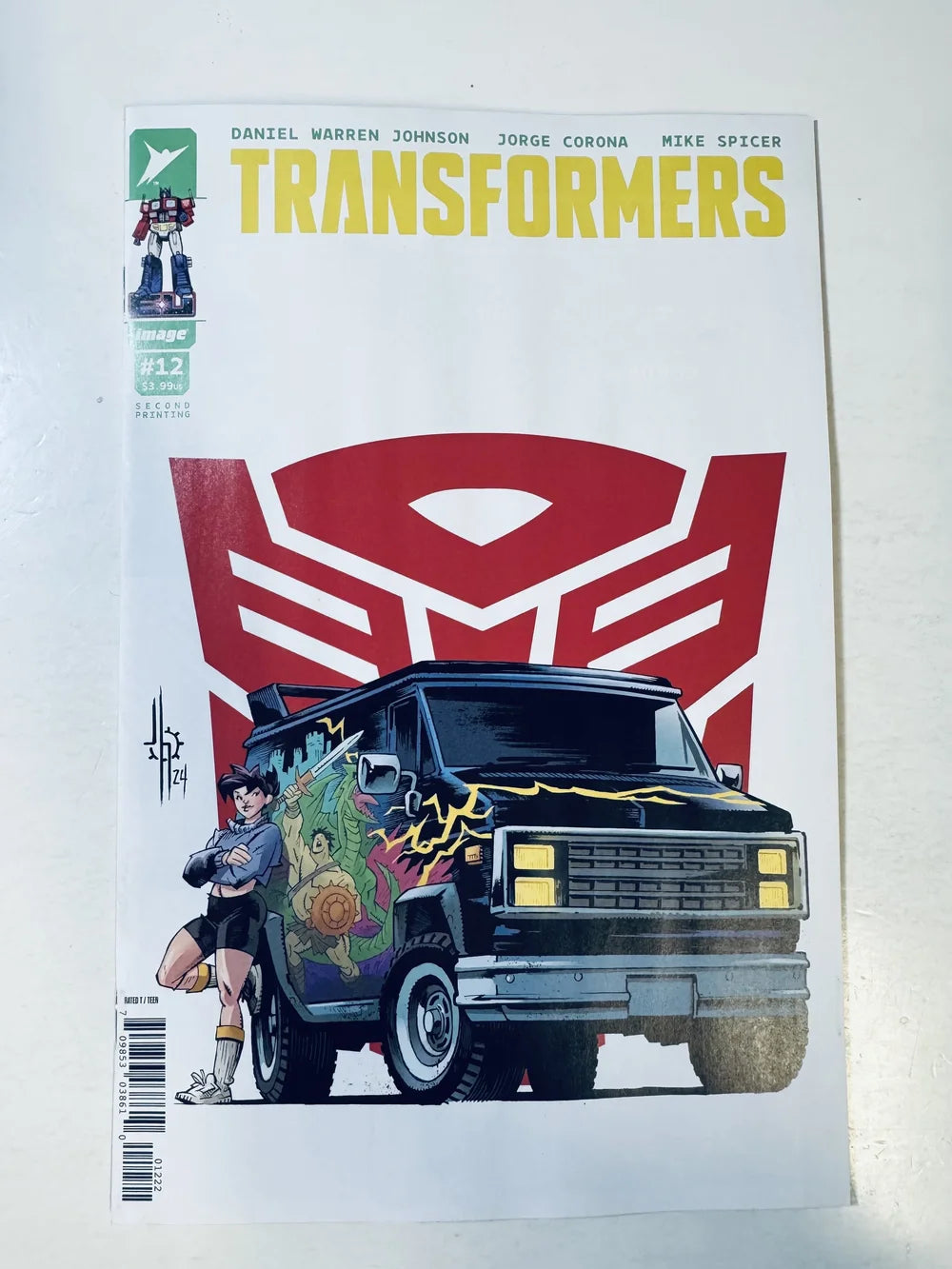 TRANSFORMERS #12 NM 2nd Print Autobot Variant