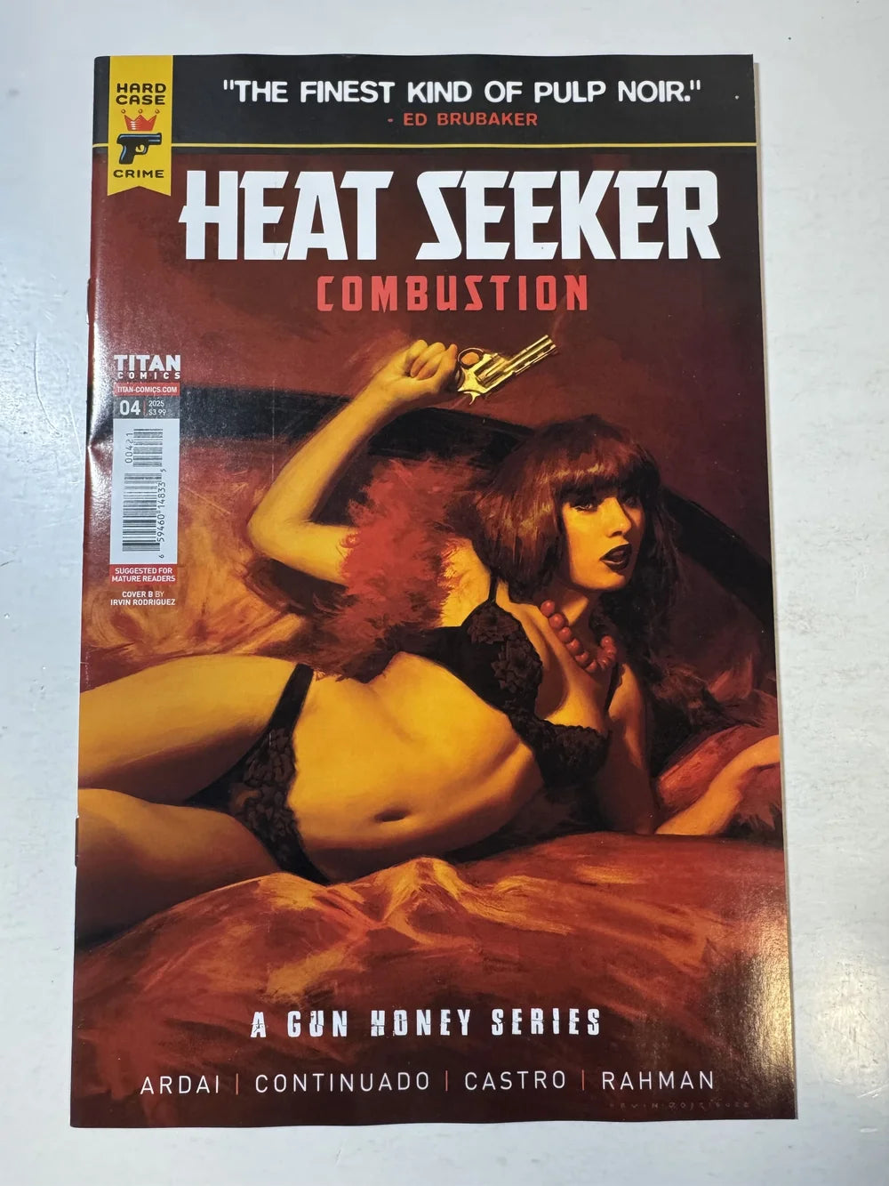 HEAT SEEKER Combustion #4 NM Irvin Rodriguez B Variant