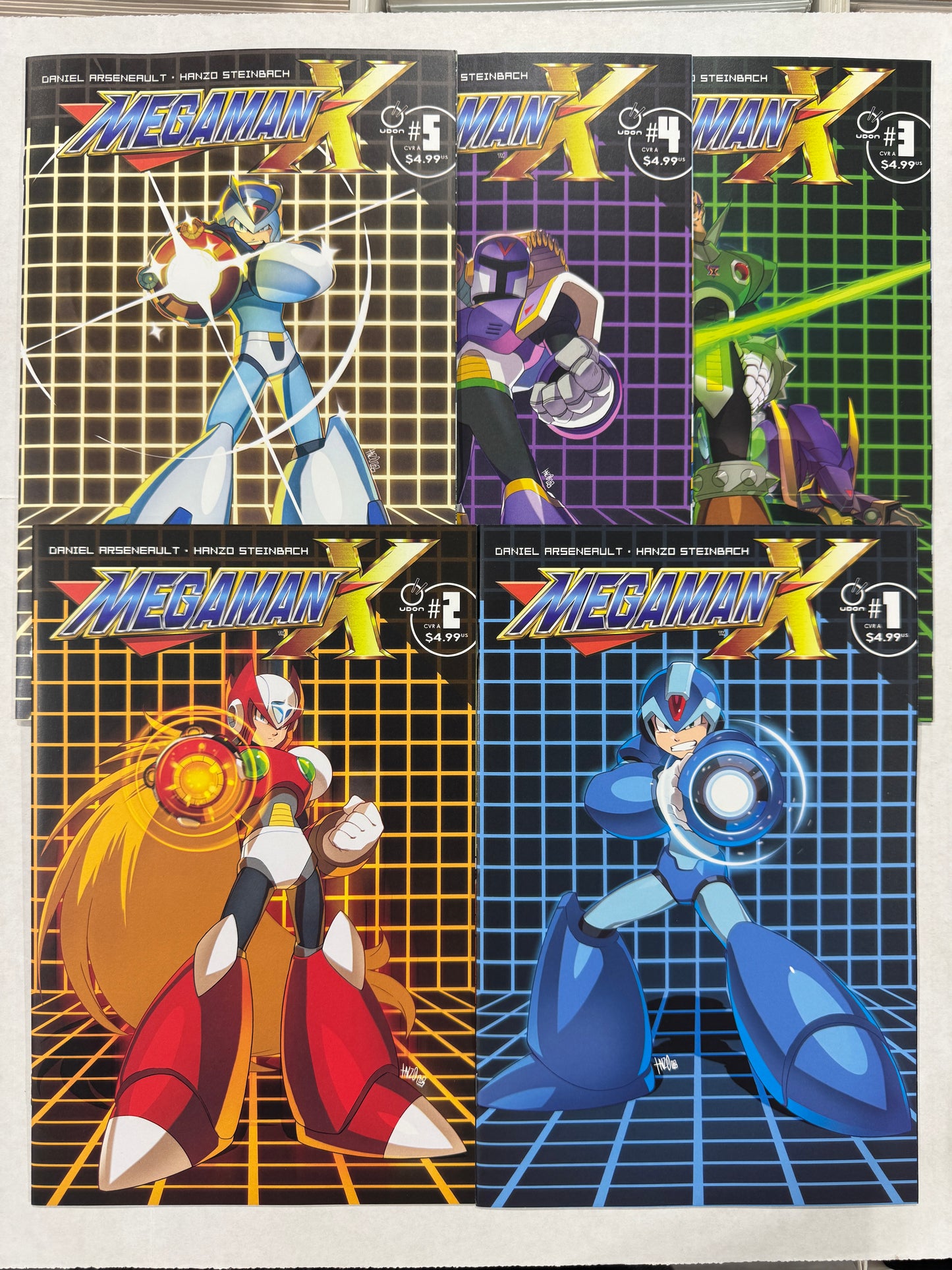 MEGA MAN X #1-5 NM SET