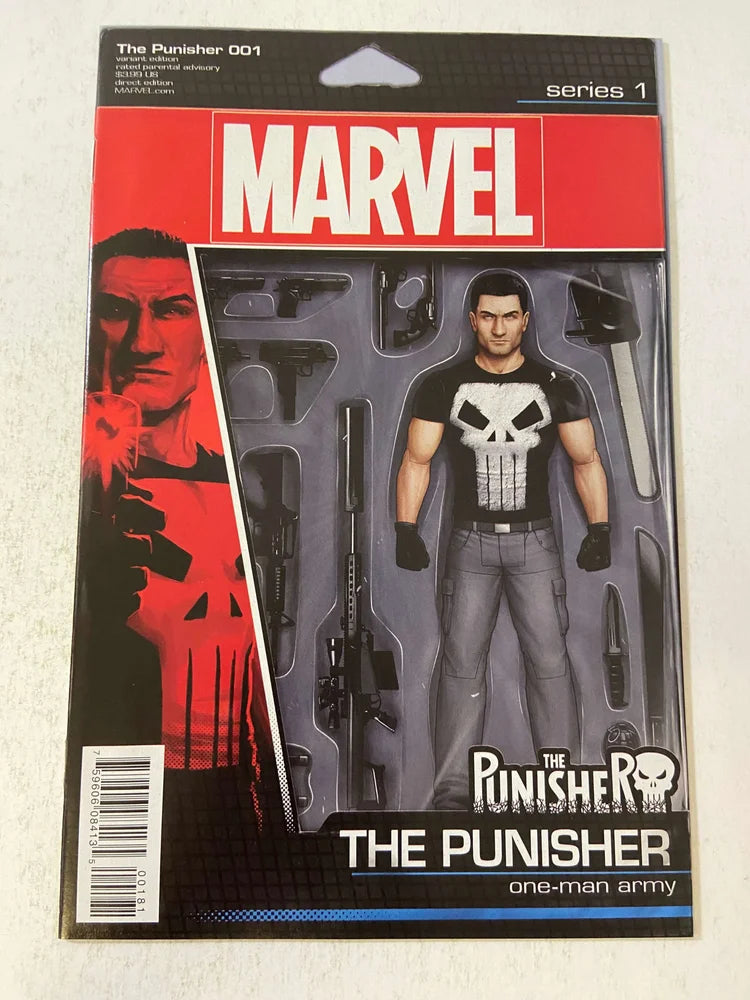 PUNISHER #1 Vol 10 NM Action Figure Variant