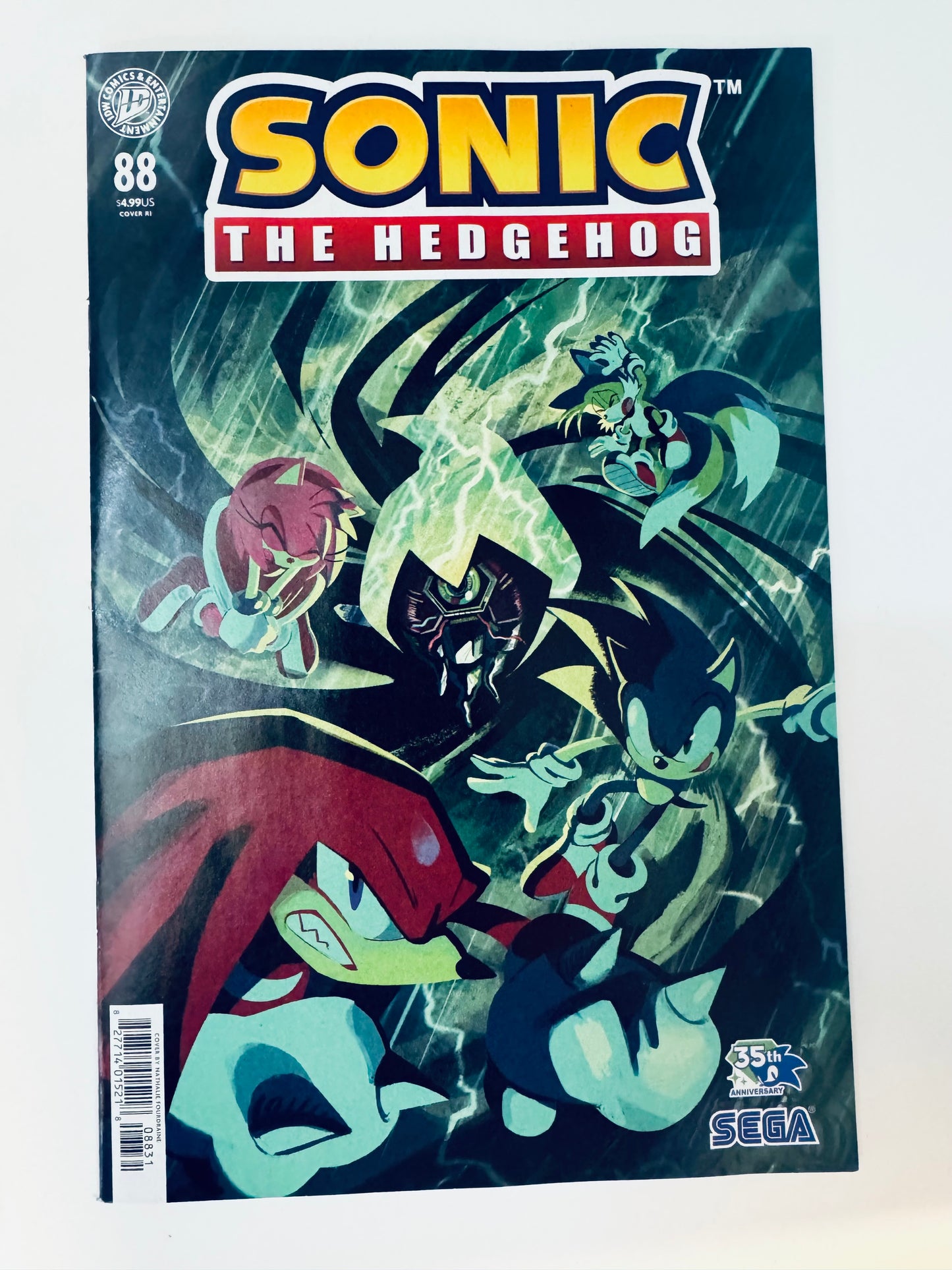 SONIC THE HEDGEHOG #88 VF+ 1:15 Nathalie Fourdraine Variant