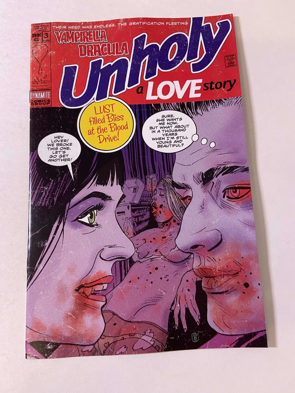 VAMPIRELLA DRACULA UNHOLY #3 NM 1:7 Risque Broxton Variant