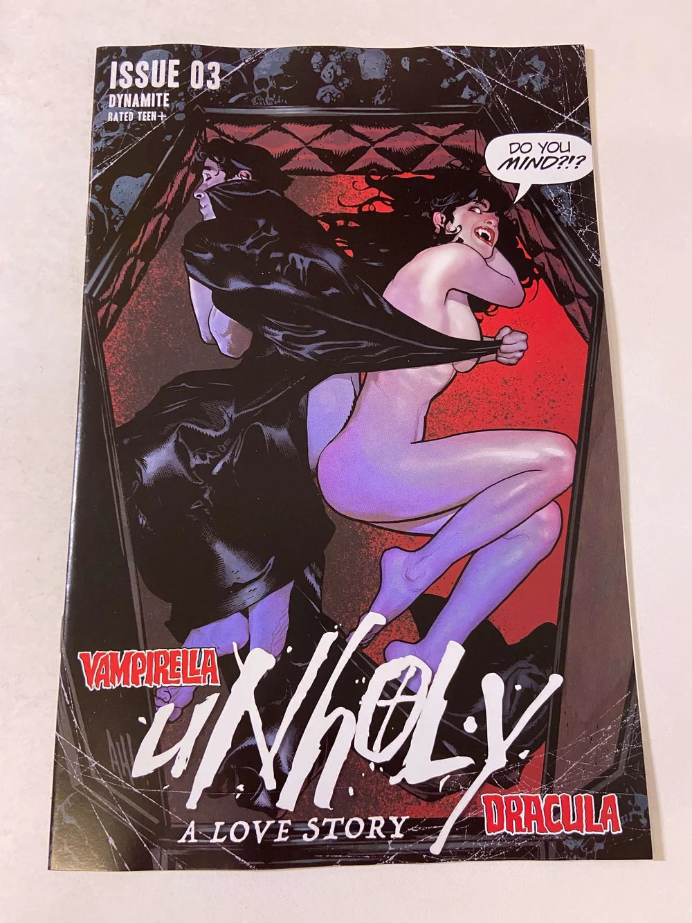 VAMPIRELLA DRACULA UNHOLY #3 NM Adam Hughes Variant
