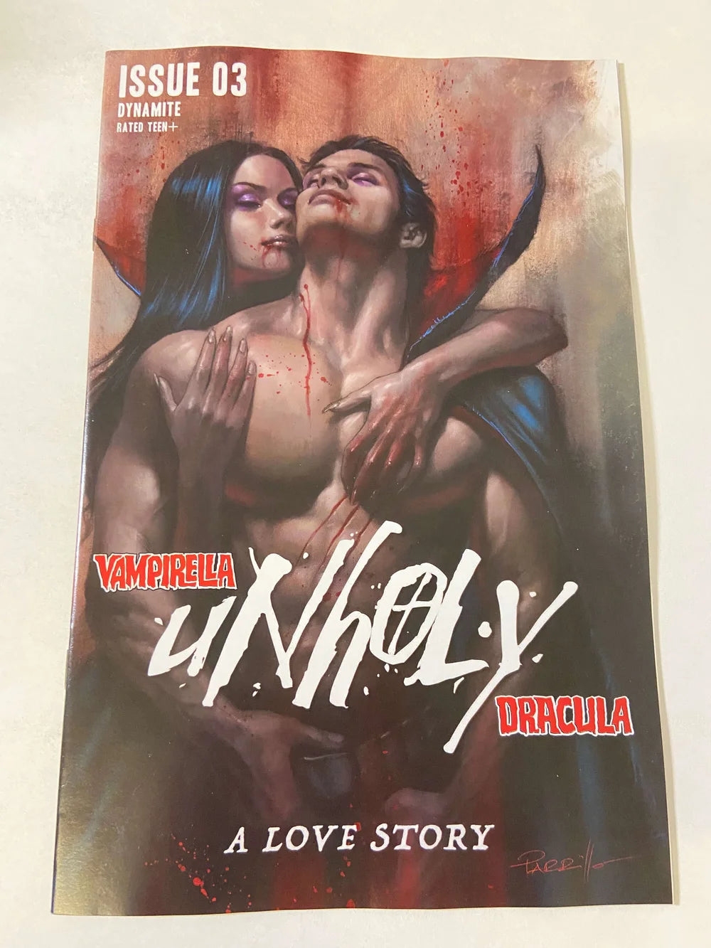 VAMPIRELLA DRACULA UNHOLY #3 NM Lucio Parrillo Cover