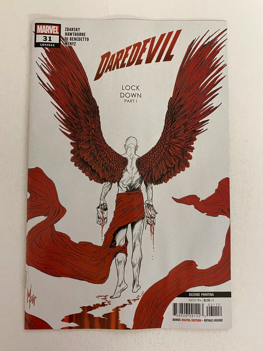 DAREDEVIL #31 Vol 6 NM 2nd Print Variant