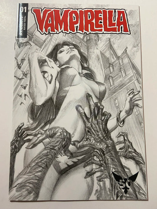 VAMPIRELLA #1 Vol 5 NM 1:50 Alex Ross Sketch Variant