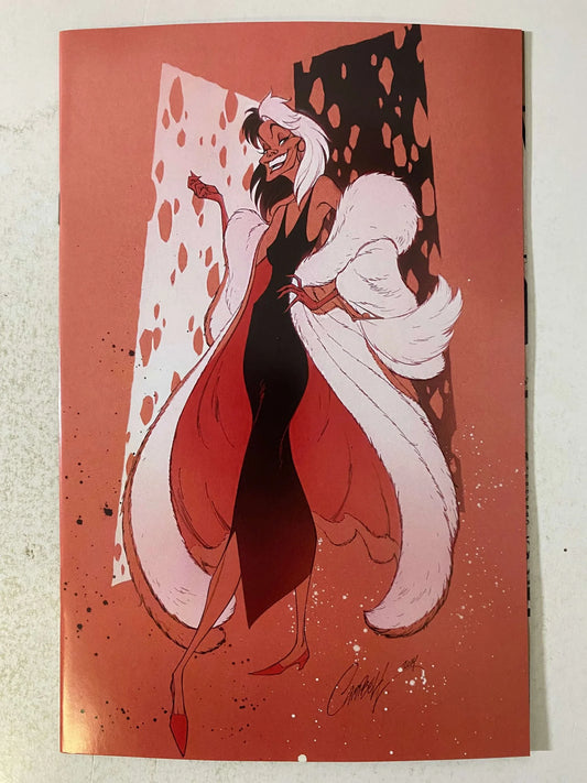 DISNEY VILLAINS : CRUELLA DE VIL #2 NM 1:10 Virgin J Scott Campbell Variant