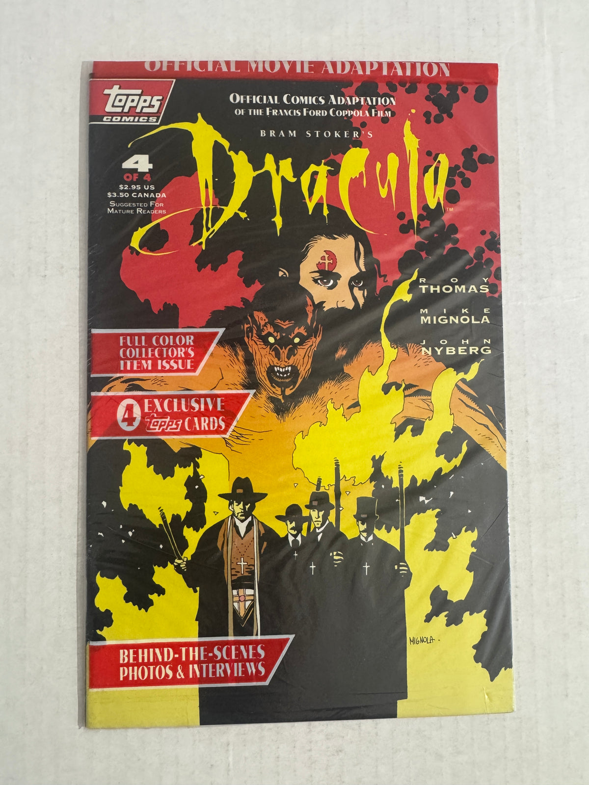 BRAM STOKER'S DRACULA #4 NM- Sealed Mike Mignola Cover