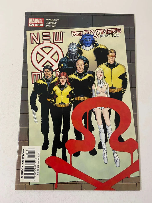 NEW X-MEN #136 NM- Frank Quitely Cover