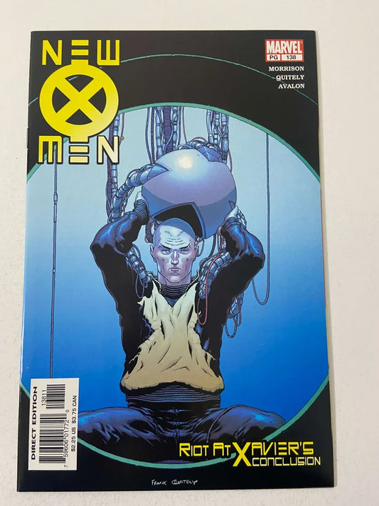 NEW X-MEN #138 Frank Quitely Cover