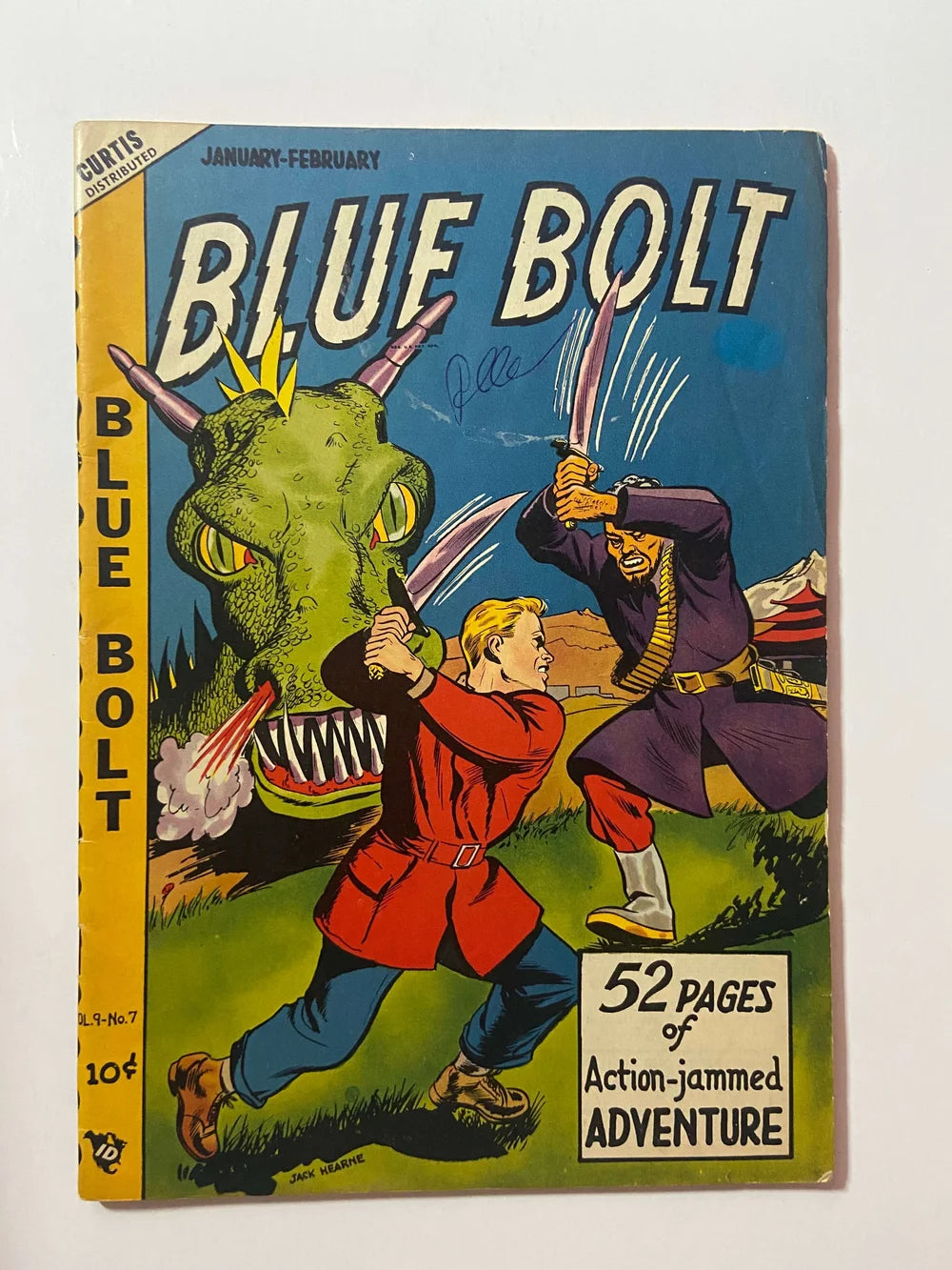 BLUE BOLT #9 Vol 7 VG+