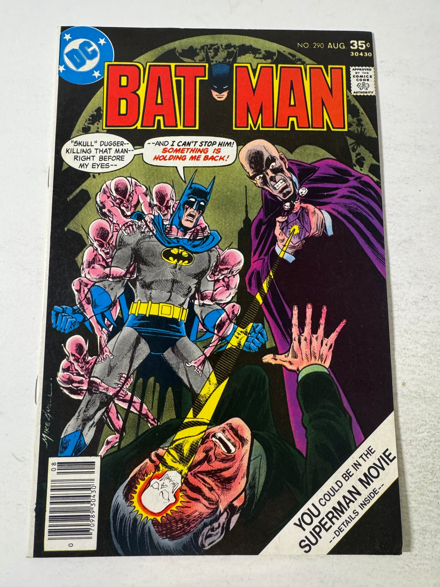 BATMAN #290 VF/NM Mike Grell Cover