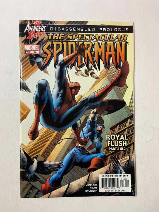 SPECTACULAR SPIDER-MAN #16 Vol 2 NM Steve Epting Cover