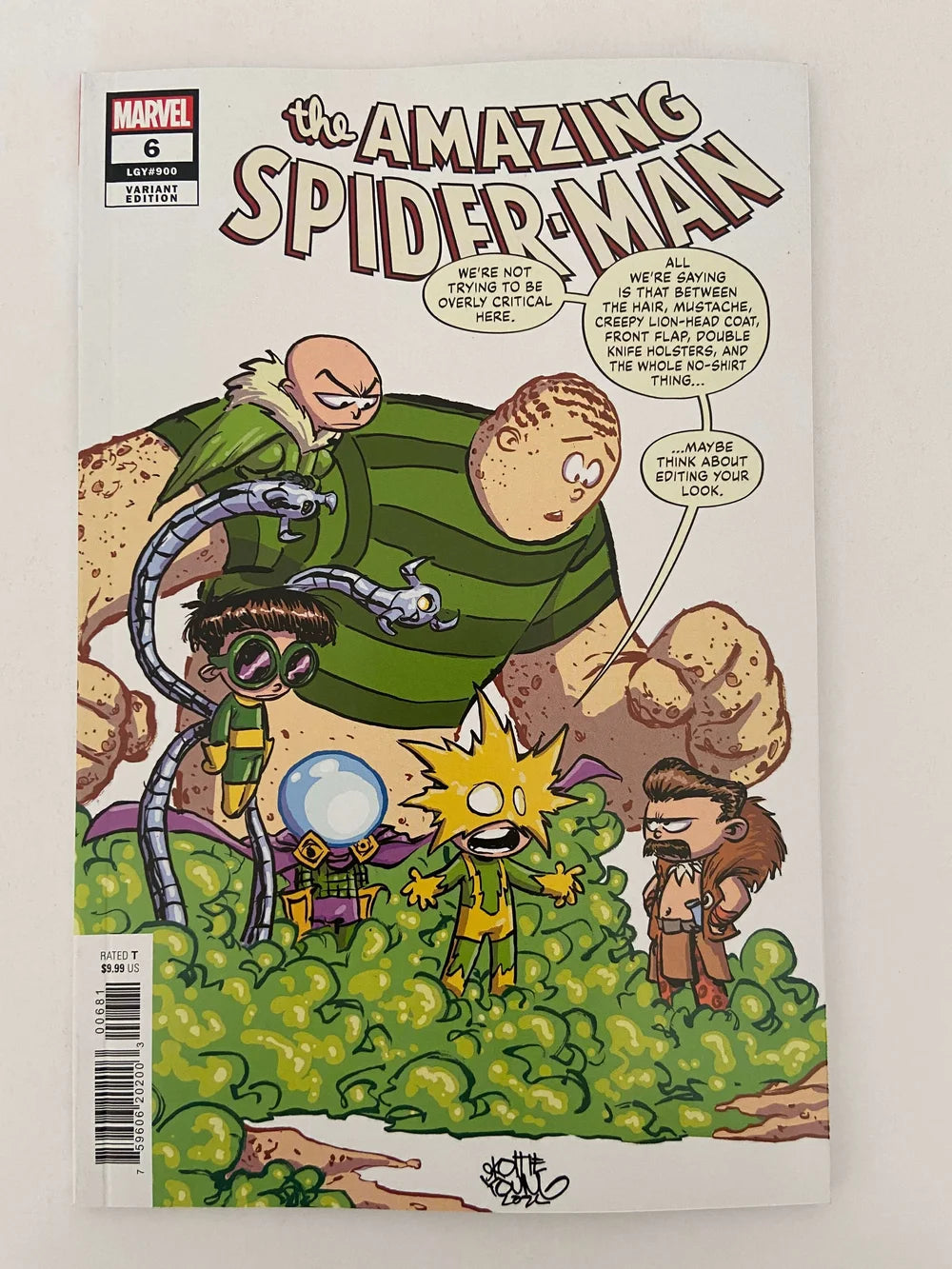 AMAZING SPIDER-MAN #6 Vol 6 NM Skottie Young Variant