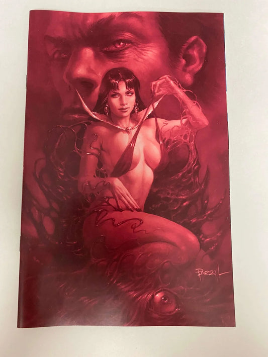 VAMPIRELLA DRACULA UNHOLY #1 NM 1:50 Virgin Red Tint Lucio Parrillo Variant
