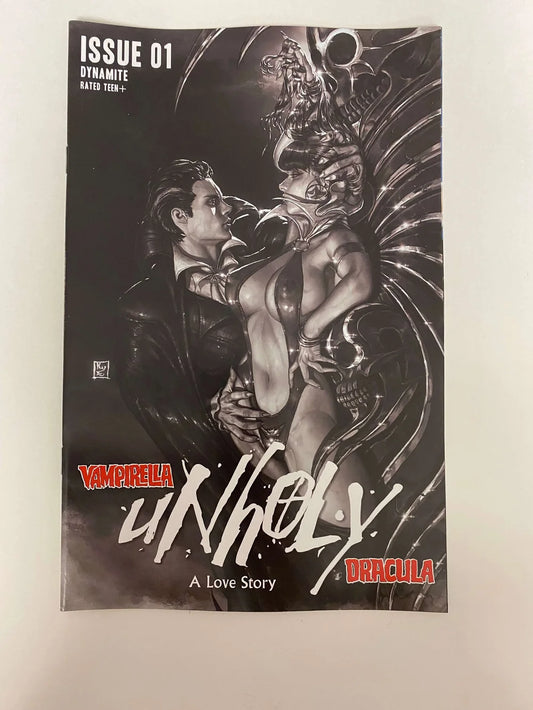 VAMPIRELLA DRACULA UNHOLY #1 NM 1:20 B/W Kyuyong Eom Variant