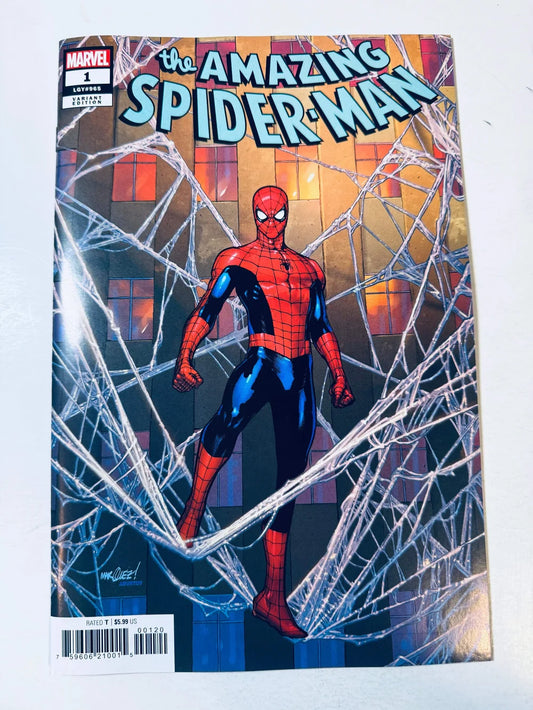 AMAZING SPIDER-MAN #1 Vol 7 NM 1:25 David Marquez Variant 1ST APPEARANCE