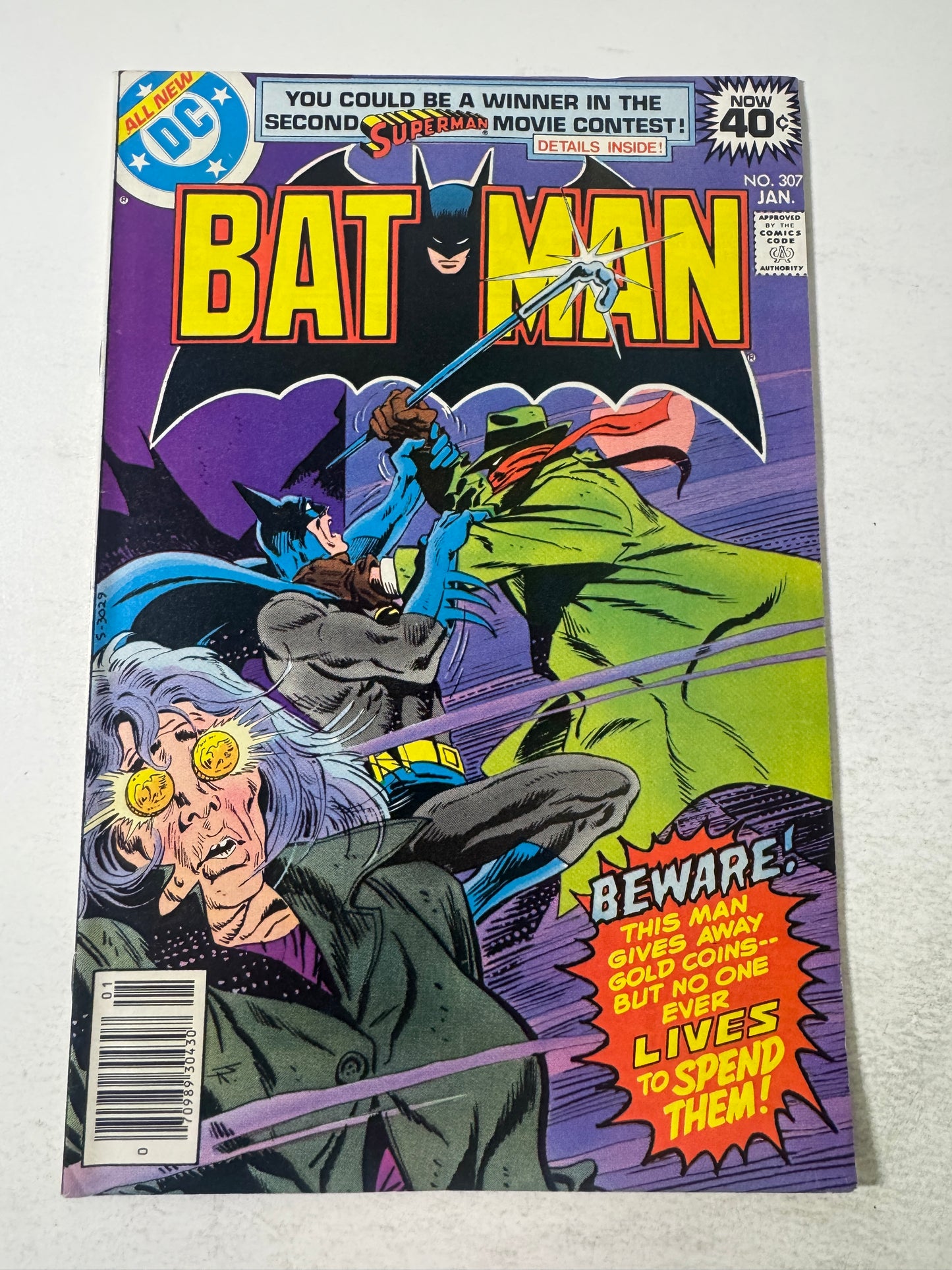 BATMAN #307 VF 1ST APPEARANCE