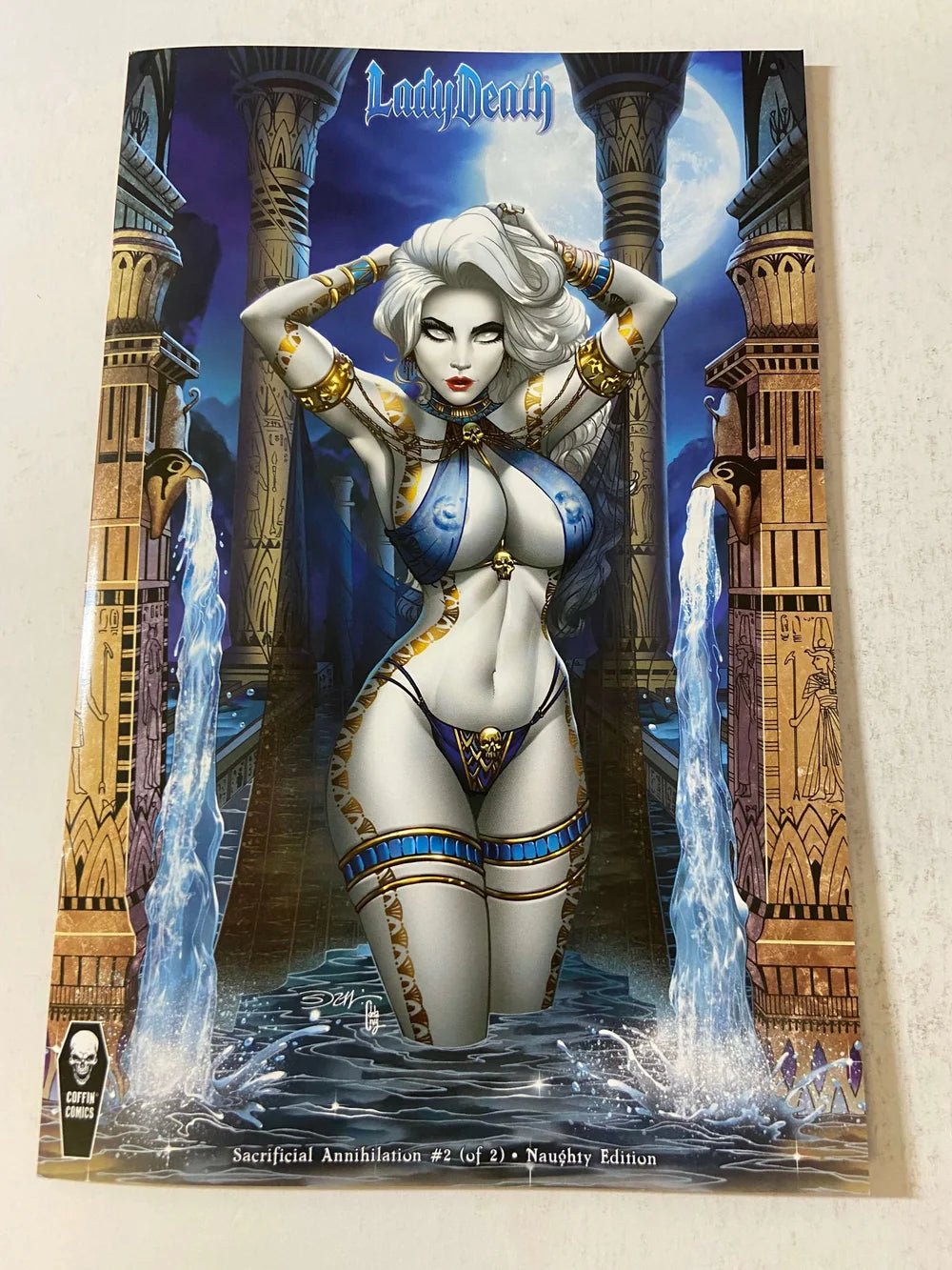 LADY DEATH Sacrificial Annihilation #2 NM Naughty Edition Variant