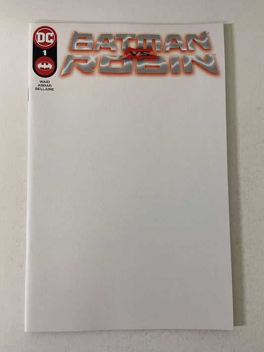 BATMAN VS ROBIN #1  NM Blank Variant