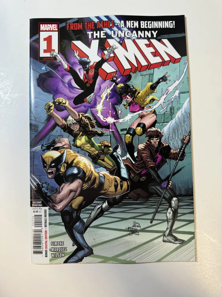 UNCANNY X-MEN #1 Vol 6 NM 2nd Print Stegman Variant