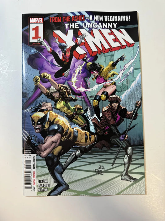UNCANNY X-MEN #1 Vol 6 NM 2nd Print Stegman Variant