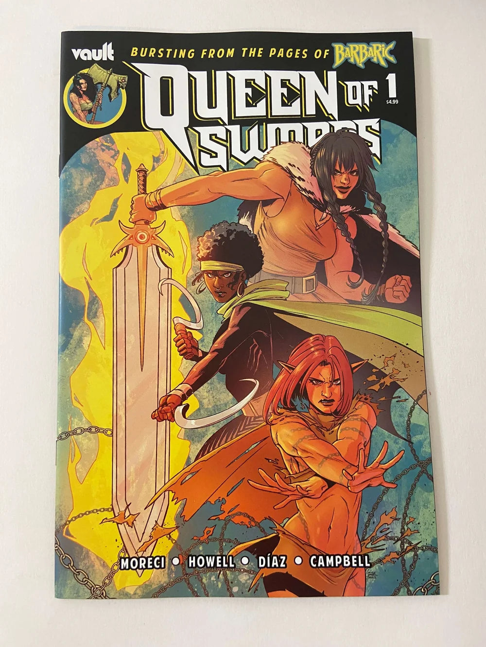 QUEEN OF SWORDS #1 NM ( Barbaric Spin-Off )