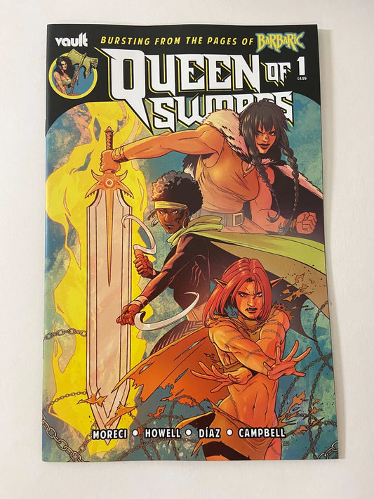 QUEEN OF SWORDS #1 NM ( Barbaric Spin-Off )