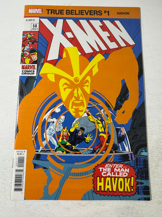 X-MEN #58 NM True Believers Reprint Variant