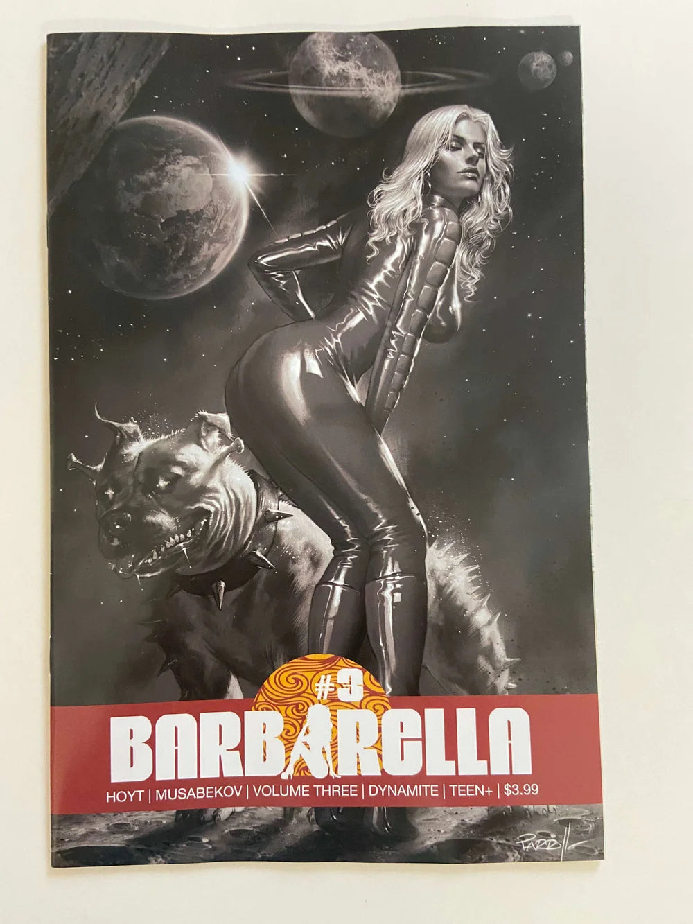 BARBARELLA #3 Vol 3 NM 1:10 B/W Lucio Parrillo Variant