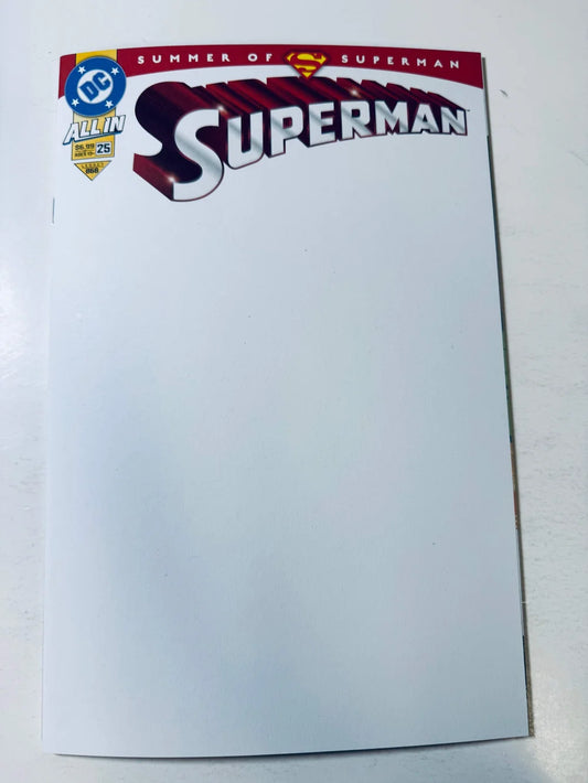 SUPERMAN #25 Vol 6 NM Blank Variant