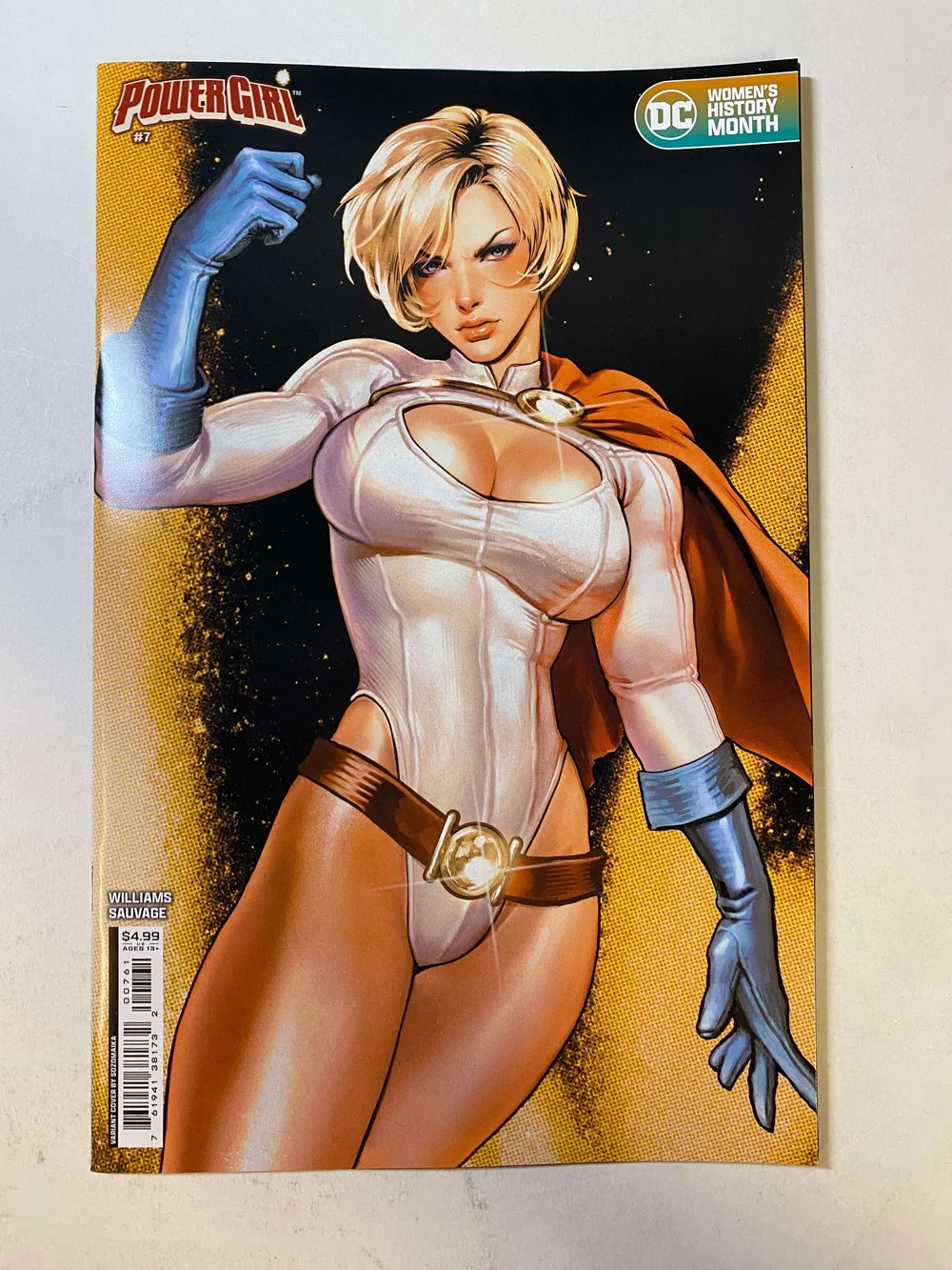POWER GIRL #7 Vol 3 NM Sozomaika Variant