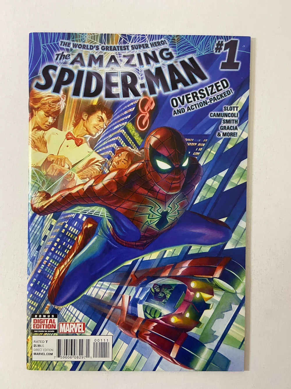 AMAZING SPIDER-MAN #1 Vol 4 NM Alex Ross Cover